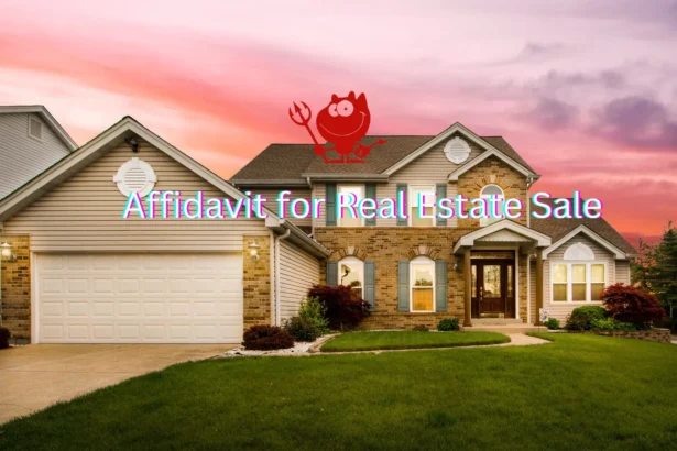 Affidavit for Real Estate Sale