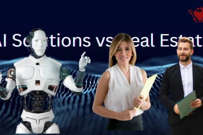 Generate an image showing how AI Solutions is transforming real estate