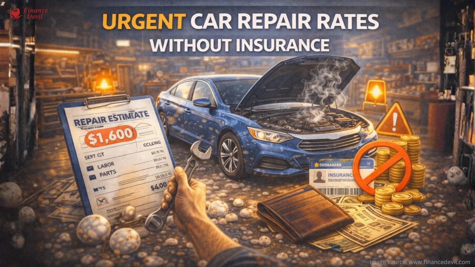 Urgent Car Repair Rates Without Insurance