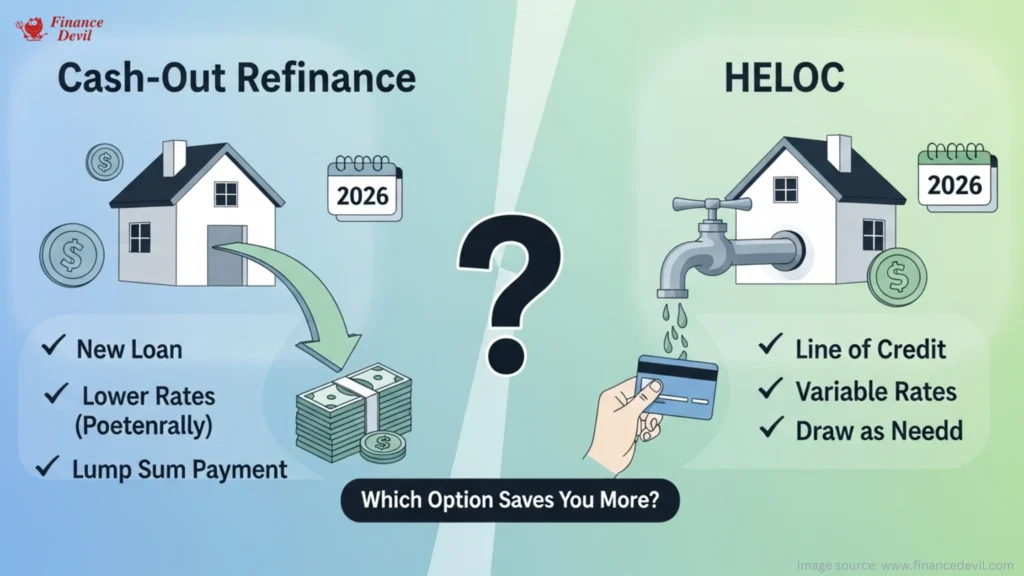Cash-Out Refinance vs. HELOC