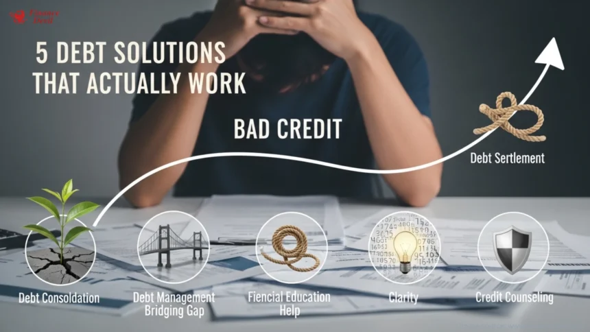 Bad Credit? Here Are 5 Debt Solutions That Actually Work