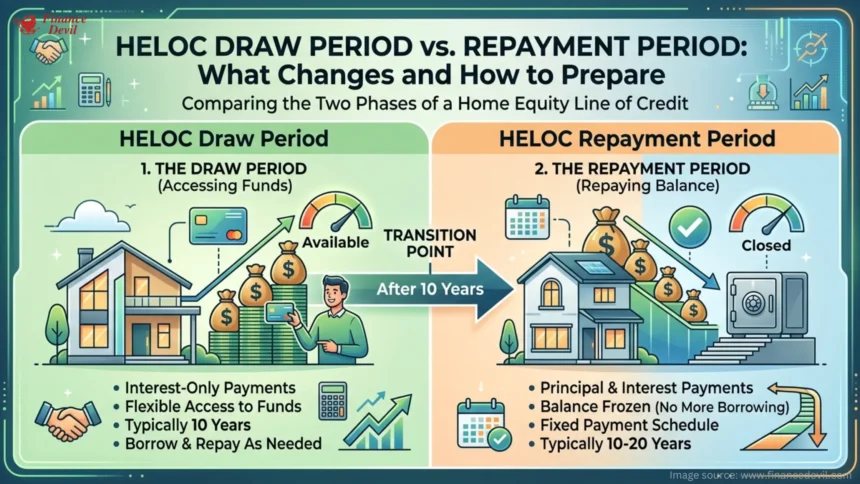 HELOC Draw Period vs. Repayment Period