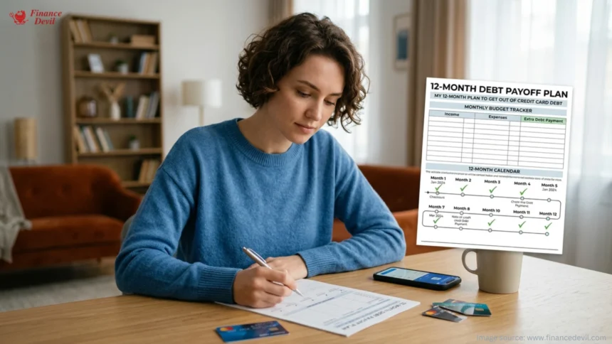 How to Get Out of Credit Card Debt in 12 Months
