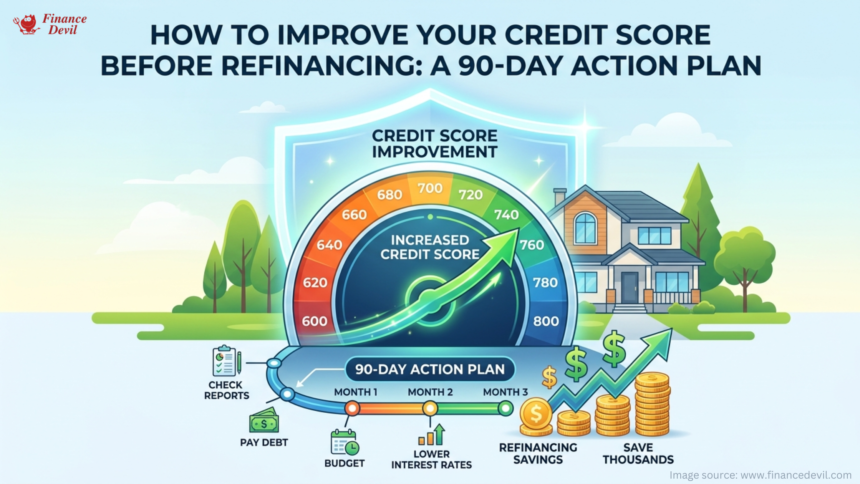 How to Improve Your Credit Score Before Refinancing: A 90-Day Action Plan