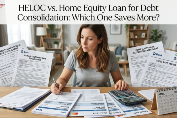 HELOC vs. Home Equity Loan for Debt Consolidation