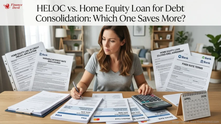 HELOC vs. Home Equity Loan for Debt Consolidation