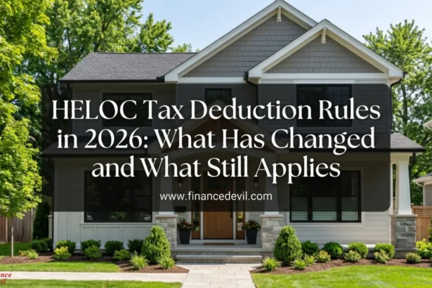 HELOC Tax Deduction Rules in 2026