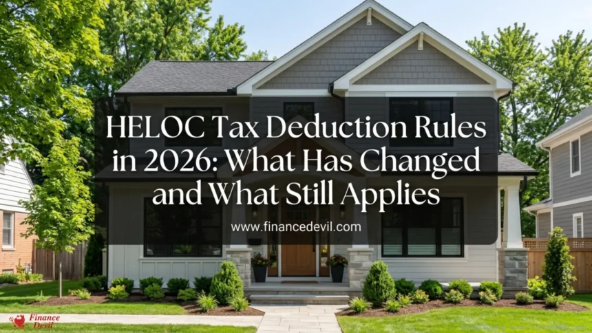 HELOC Tax Deduction Rules in 2026
