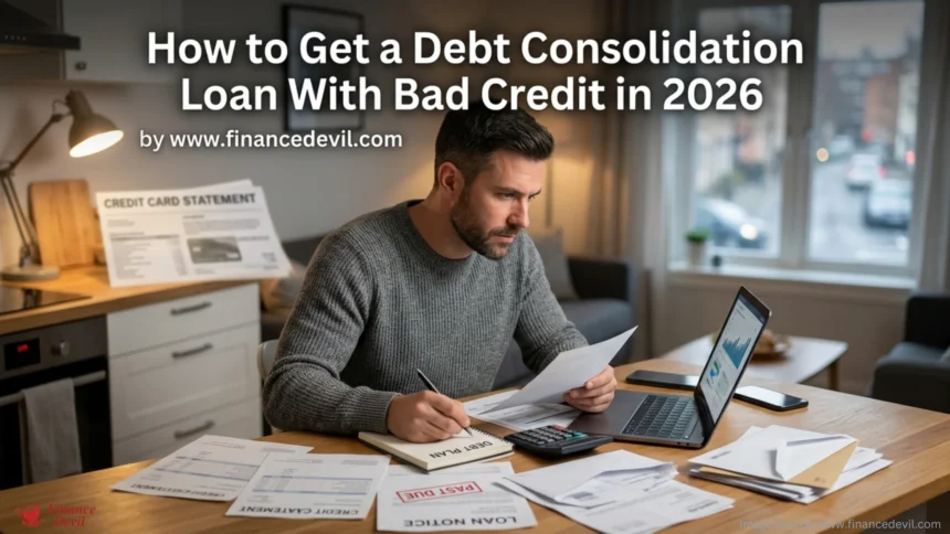 How to Get a Debt Consolidation Loan With Bad Credit