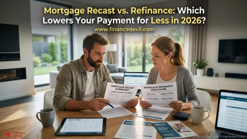 Mortgage Recast vs. Refinance