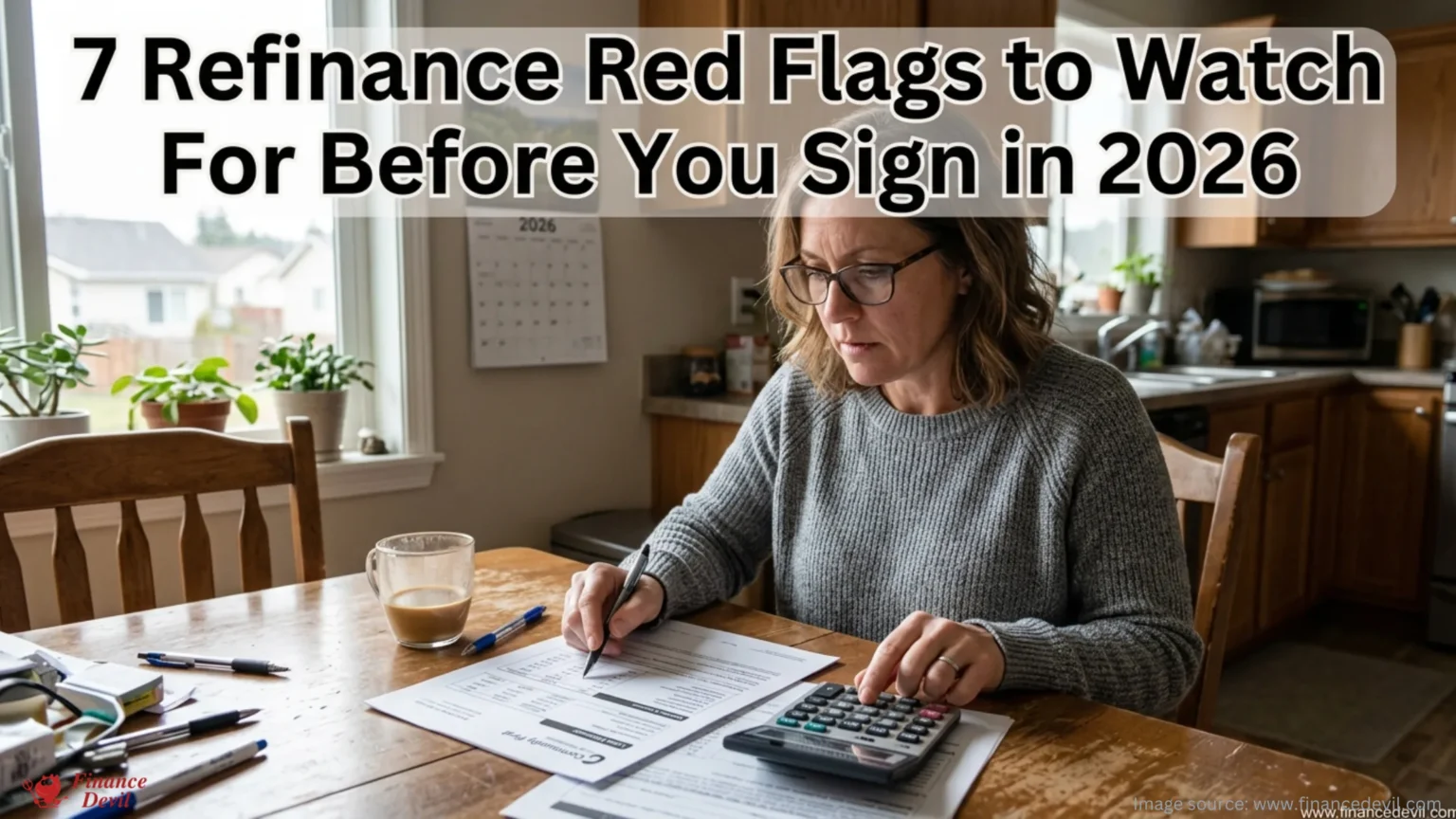 7 Refinance Red Flags to Watch For Before You Sign in 2026